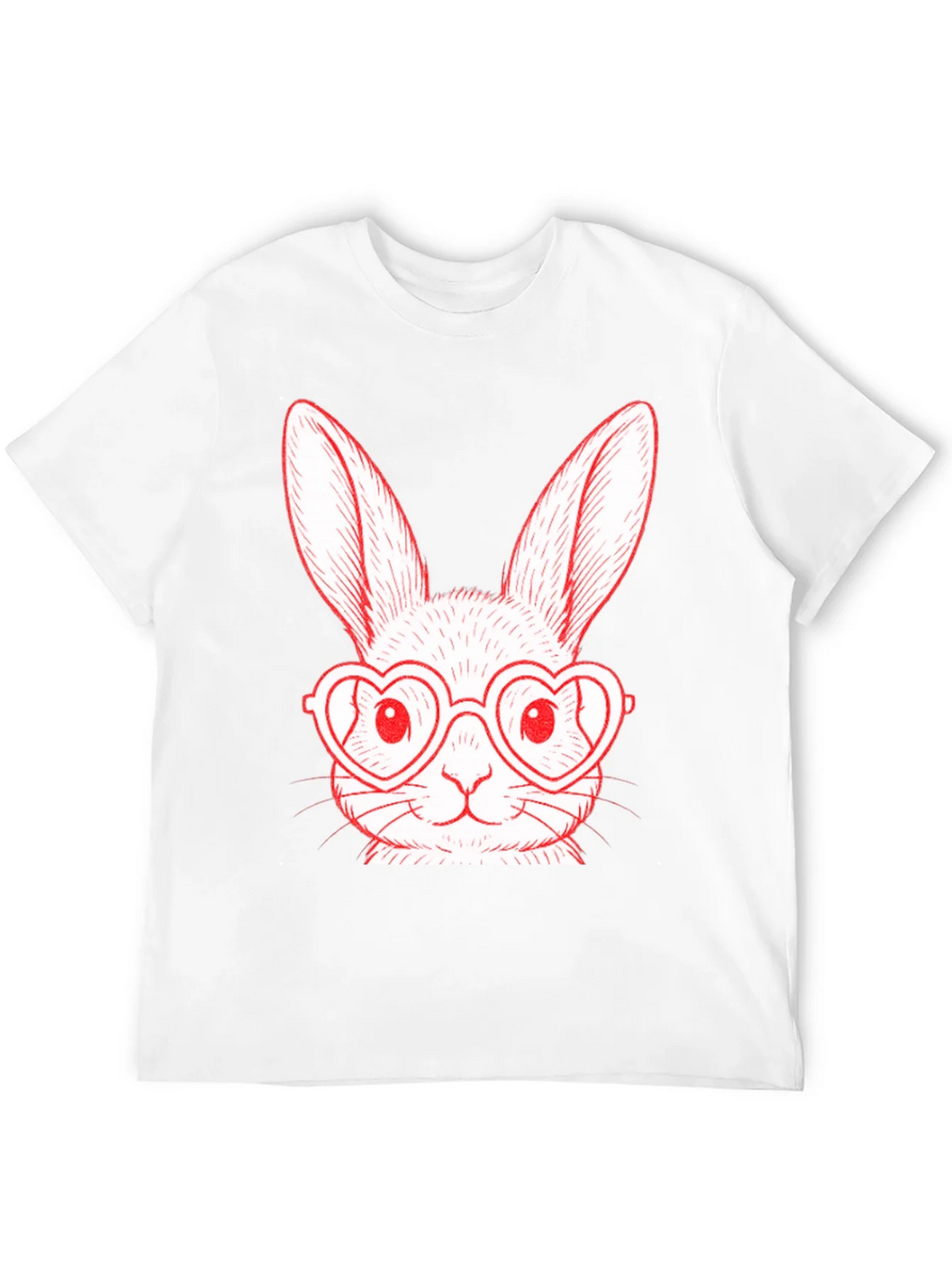 Bunny Heart Glasses T-Shirt product image 11