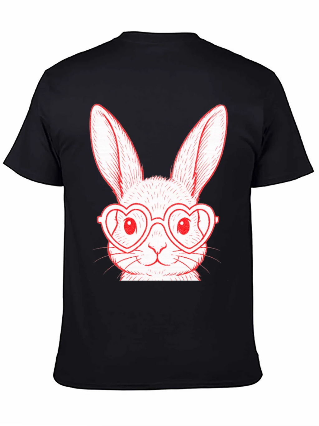 Bunny Heart Glasses T-Shirt product image 4