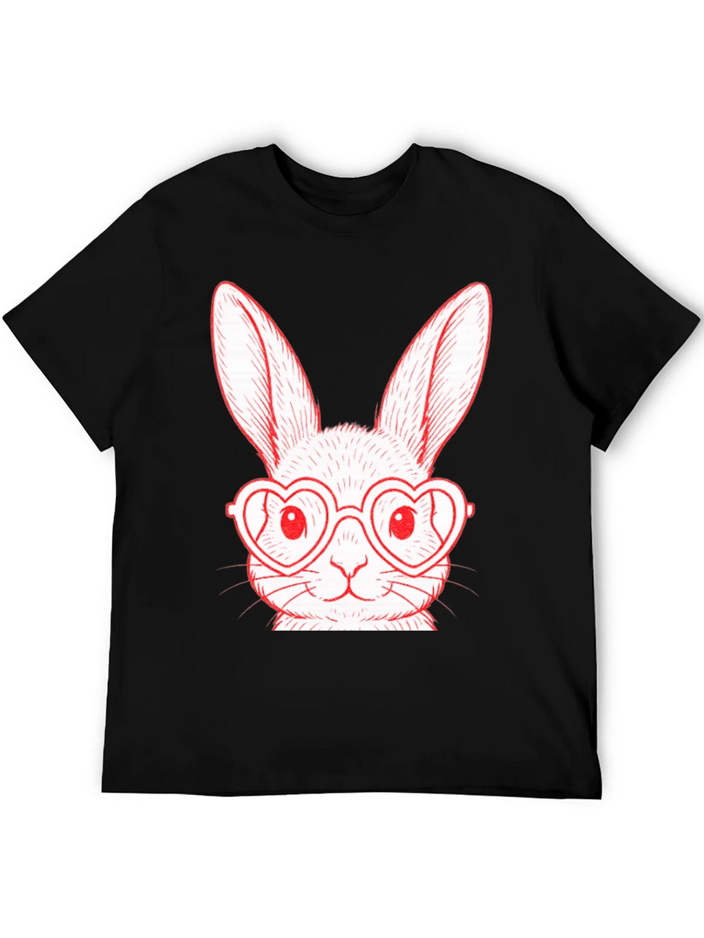 Bunny Heart Glasses T-Shirt product image 5