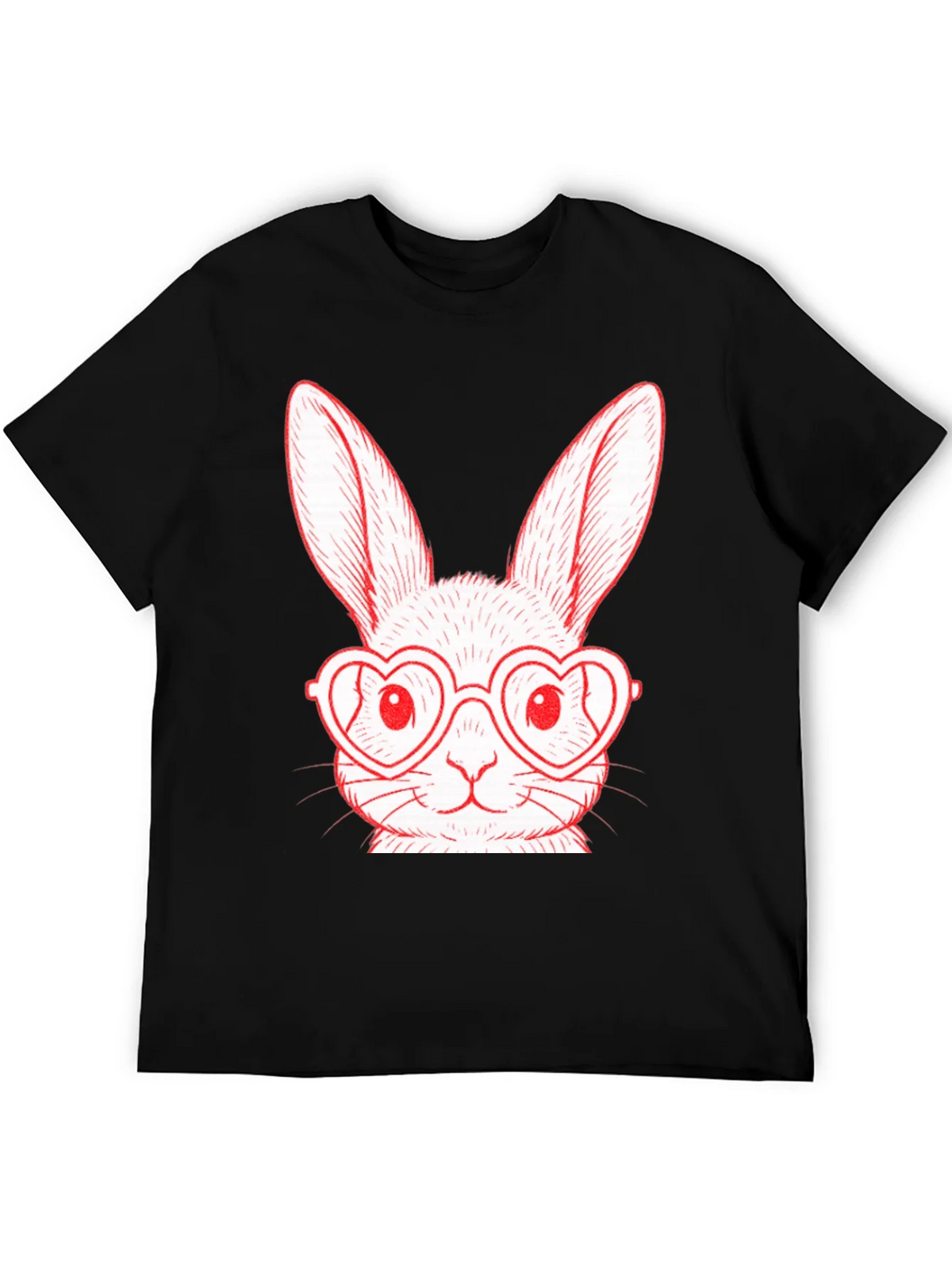 Bunny Heart Glasses T-Shirt product image 5