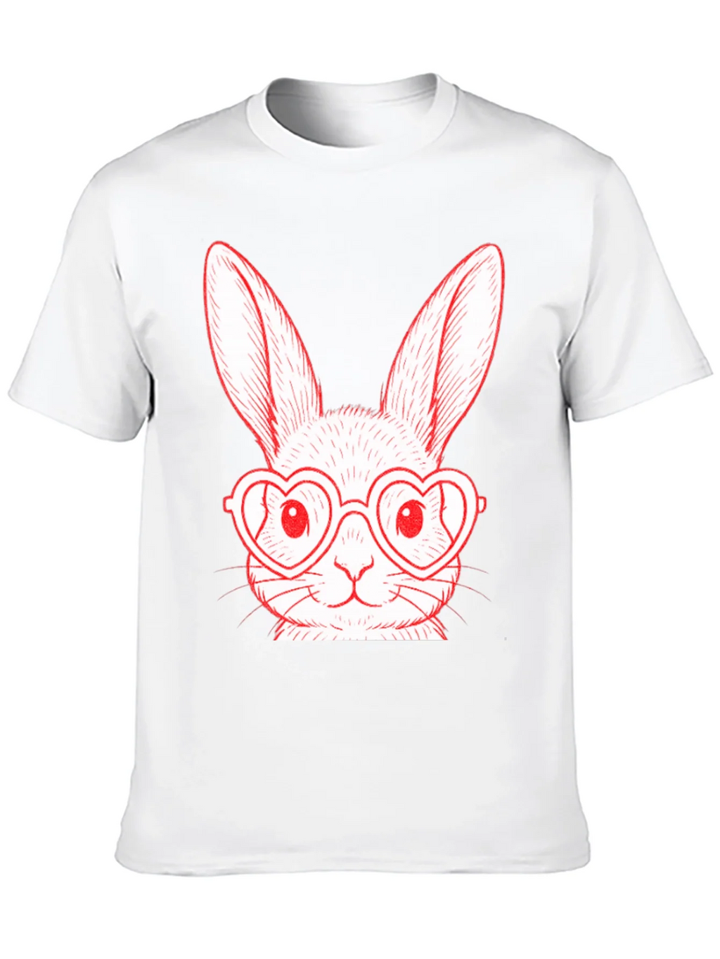 Bunny Heart Glasses T-Shirt product image 9