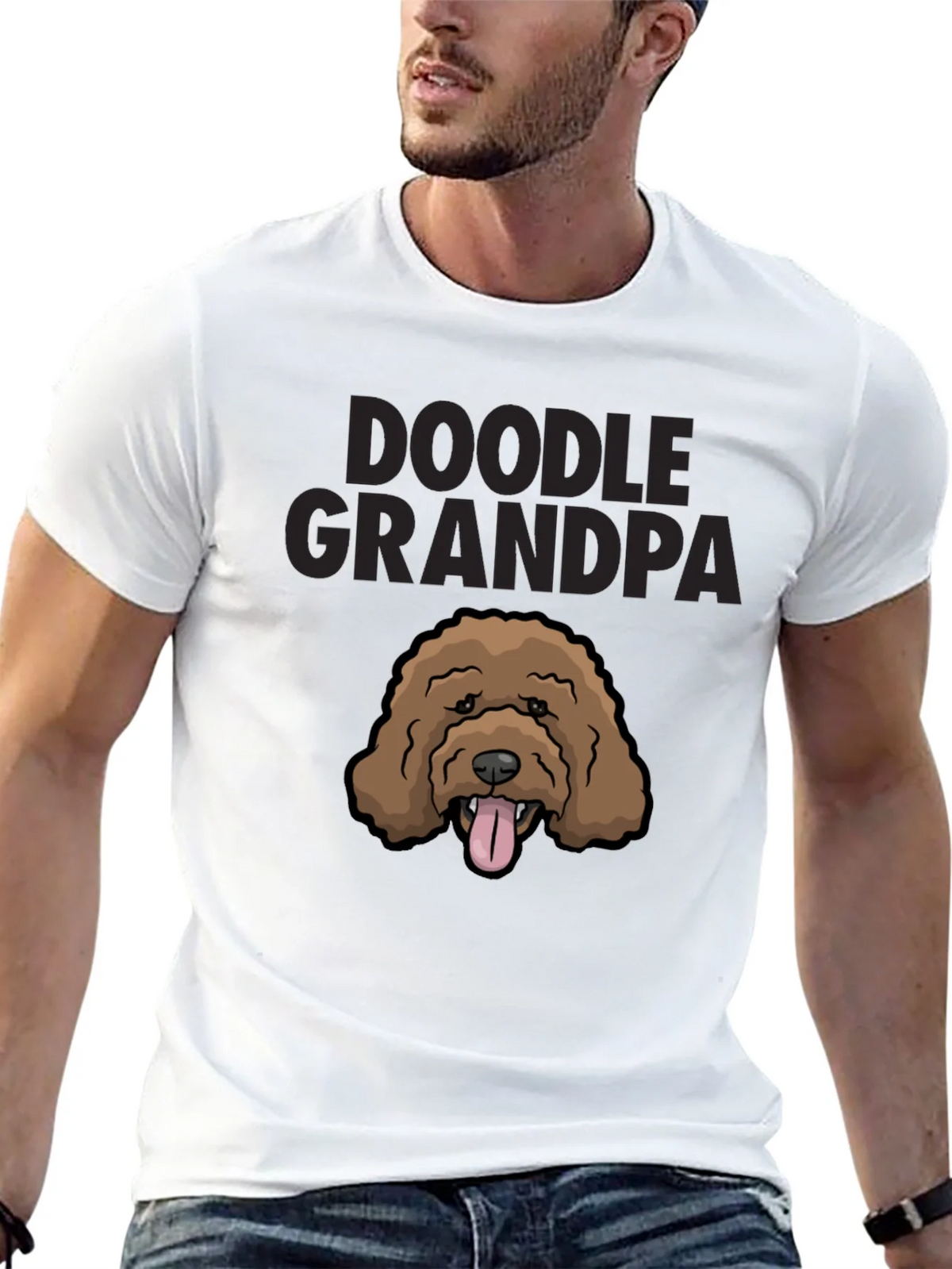 Doodle Grandpa T-Shirt - Cute Dog Lover Tee product image 12