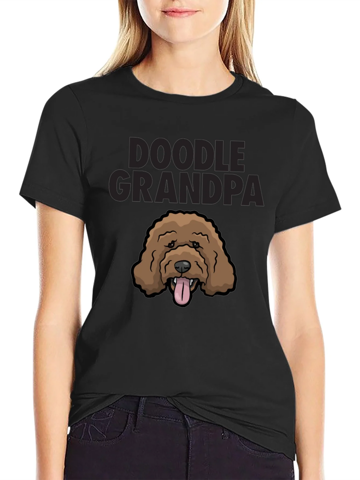 Doodle Grandpa T-Shirt - Cute Dog Lover Tee product image 2