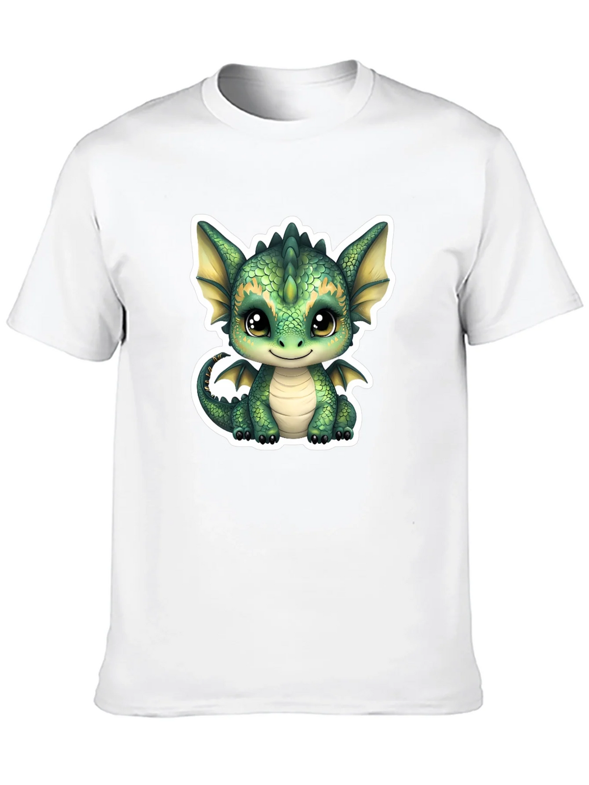 Cute Dragon Graphic Tee - Soft Black Cotton Shirt product image 9