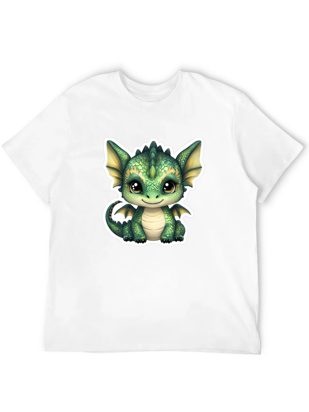 Cute Dragon Graphic Tee - Soft Black Cotton Shirt product image 11