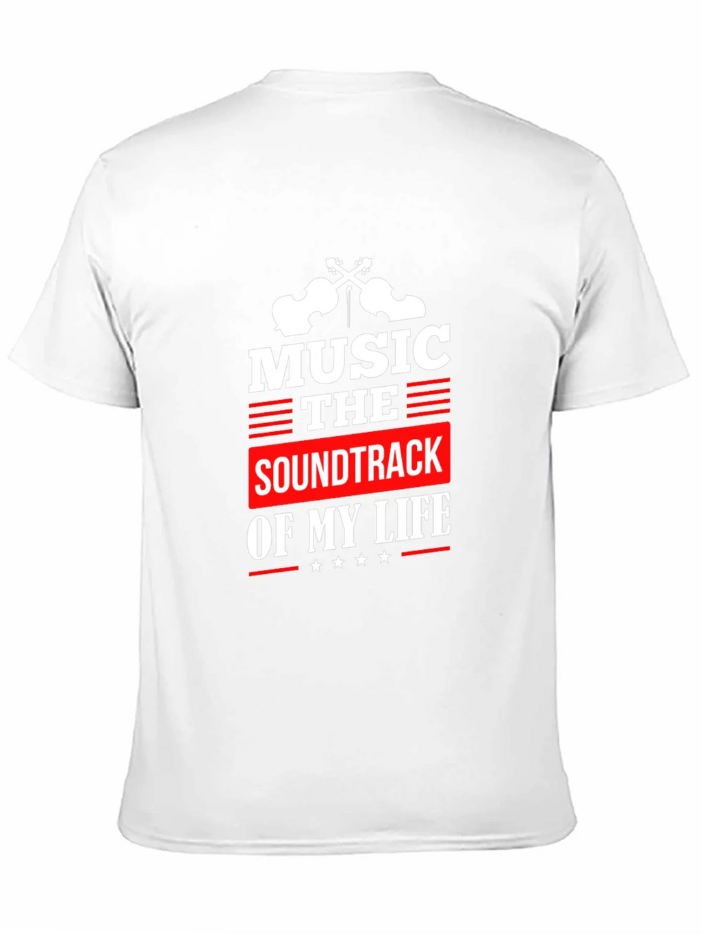 Music is the Soundtrack of My Life Black T-Shirt product image 10
