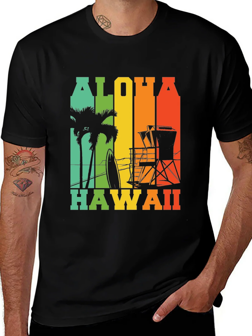 Aloha Hawaii Graphic Tee - Island Vibes product image 1