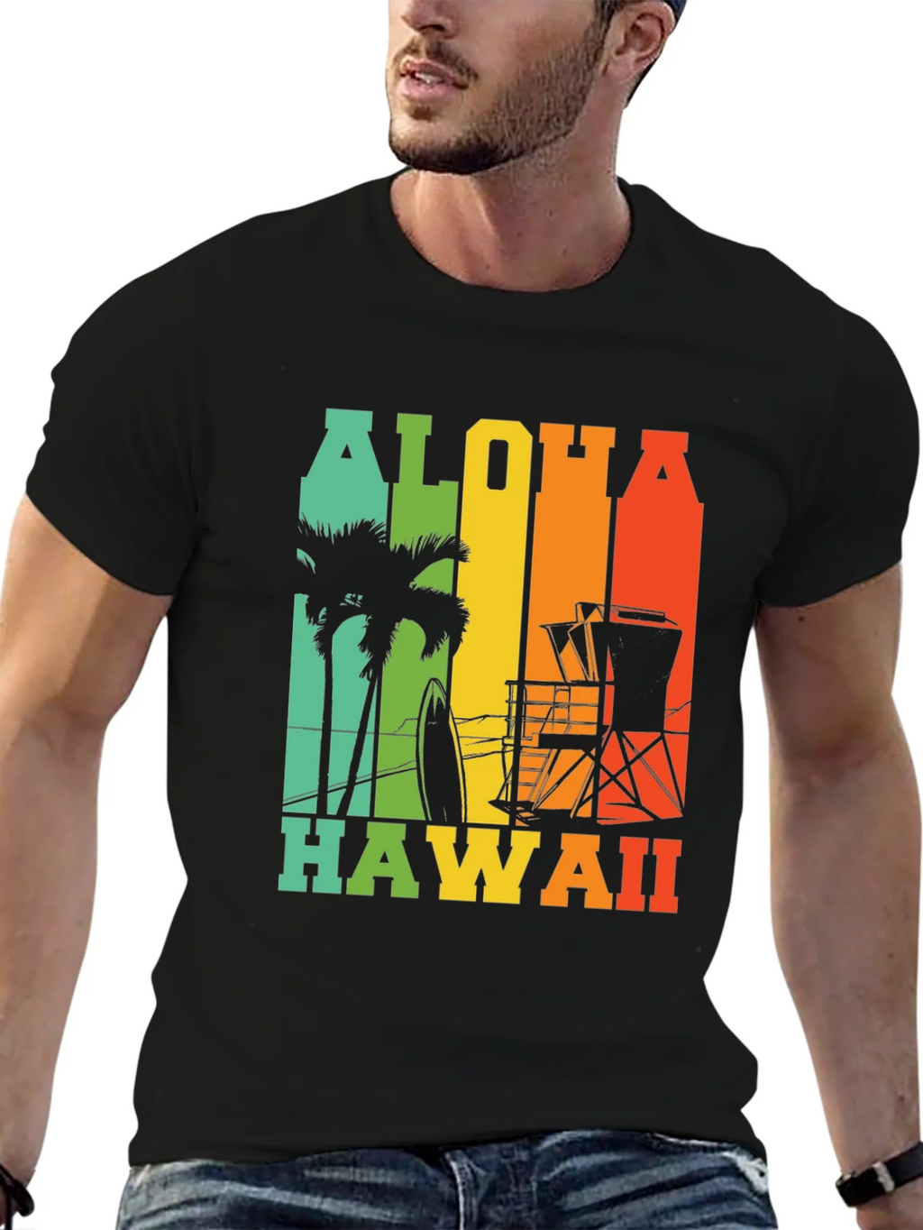 Aloha Hawaii Graphic Tee - Island Vibes product image 6