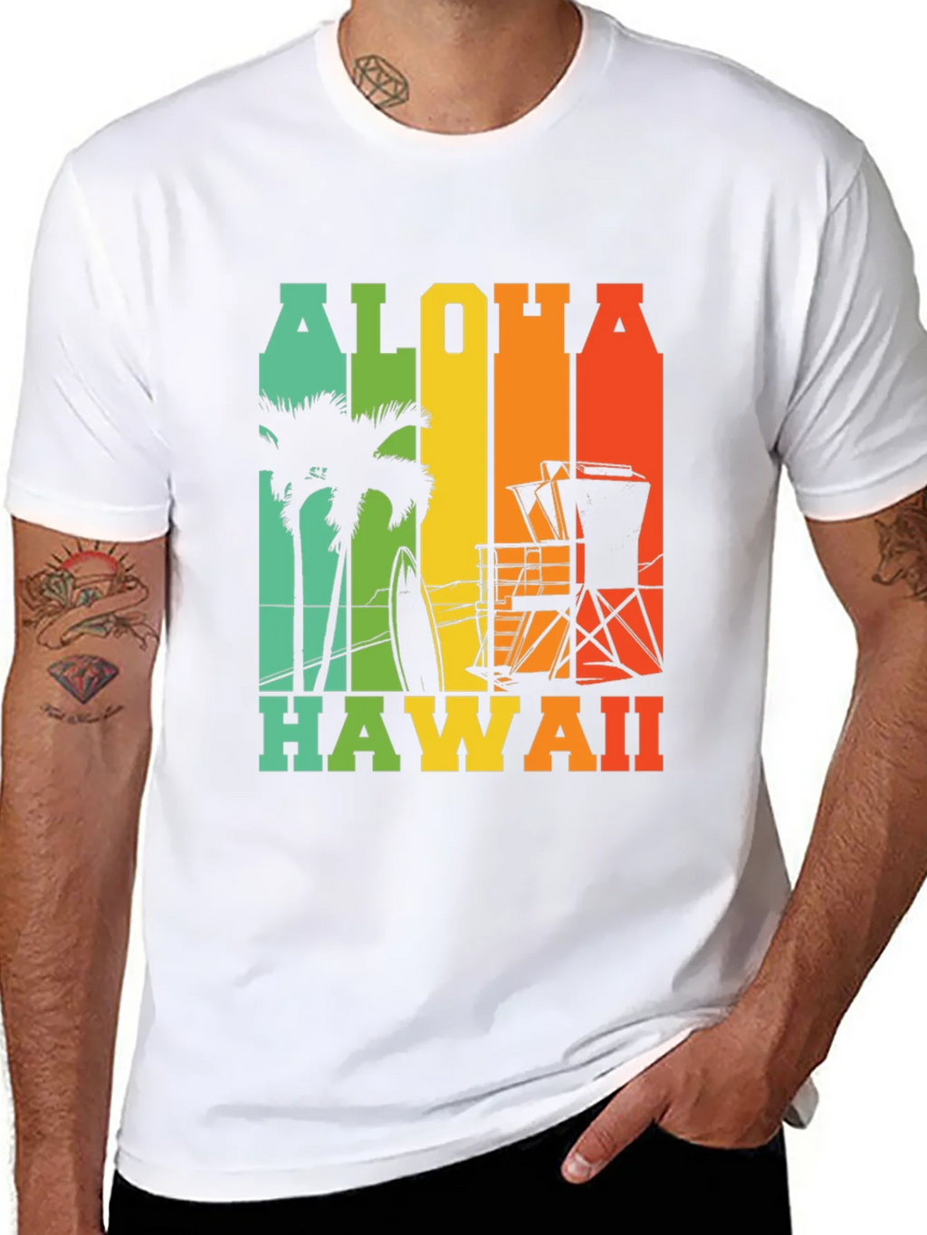 Aloha Hawaii Graphic Tee - Island Vibes product image 7