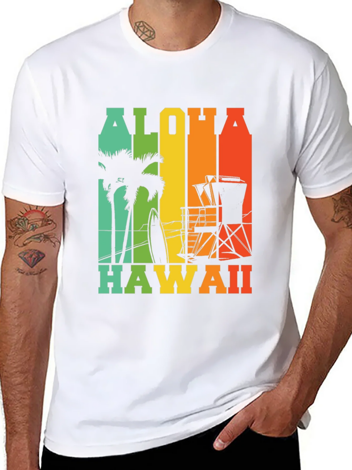 Aloha Hawaii Graphic Tee - Island Vibes product image 7