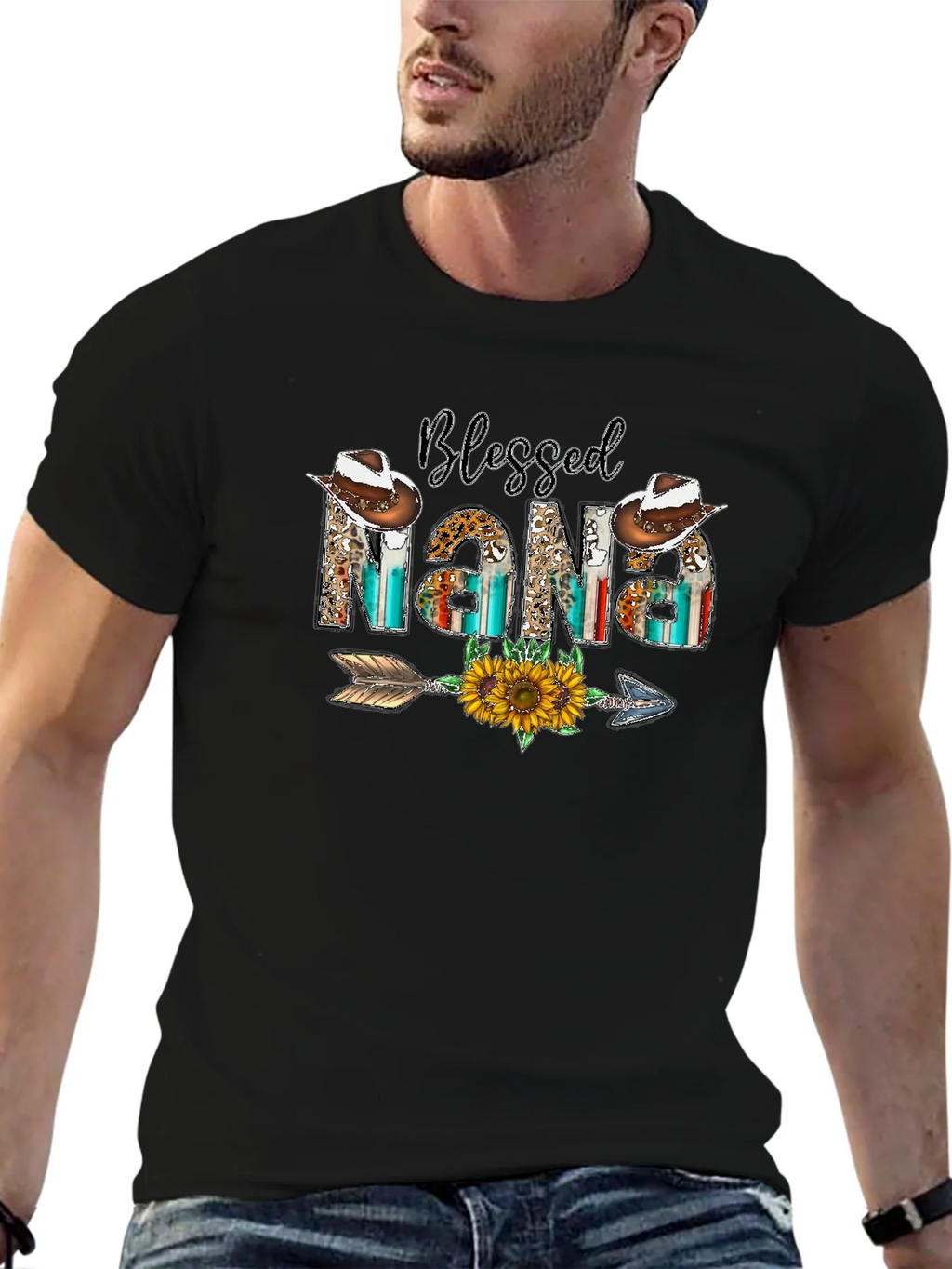 Blessed Nana Graphic T-Shirt
