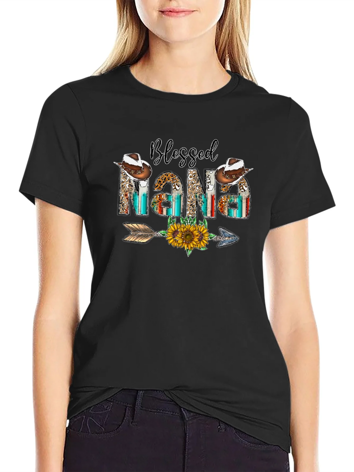 Blessed Nana Graphic T-Shirt