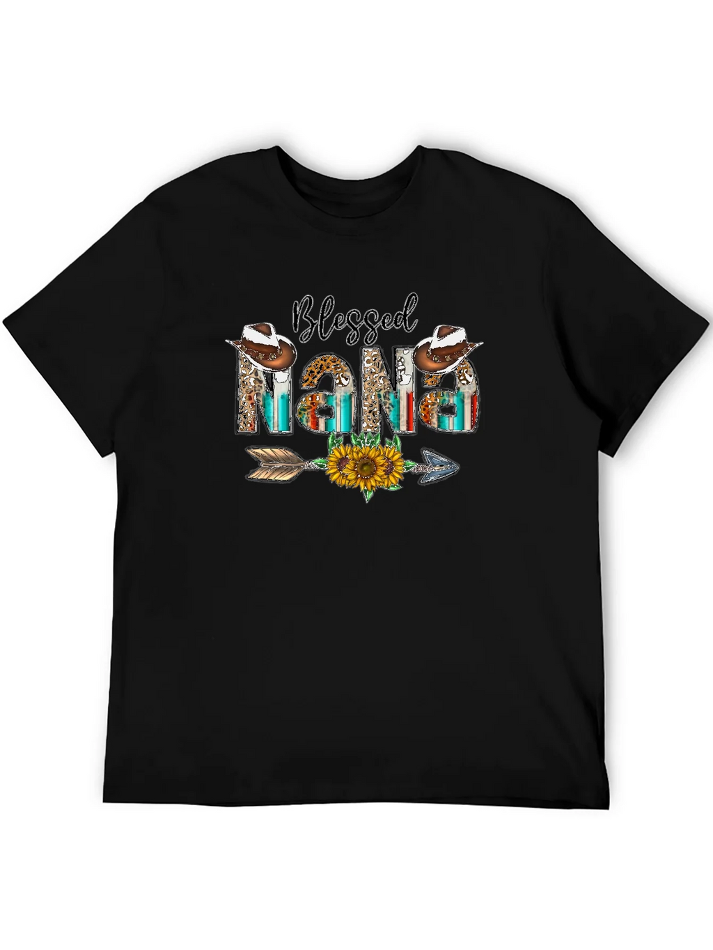 Blessed Nana Graphic T-Shirt