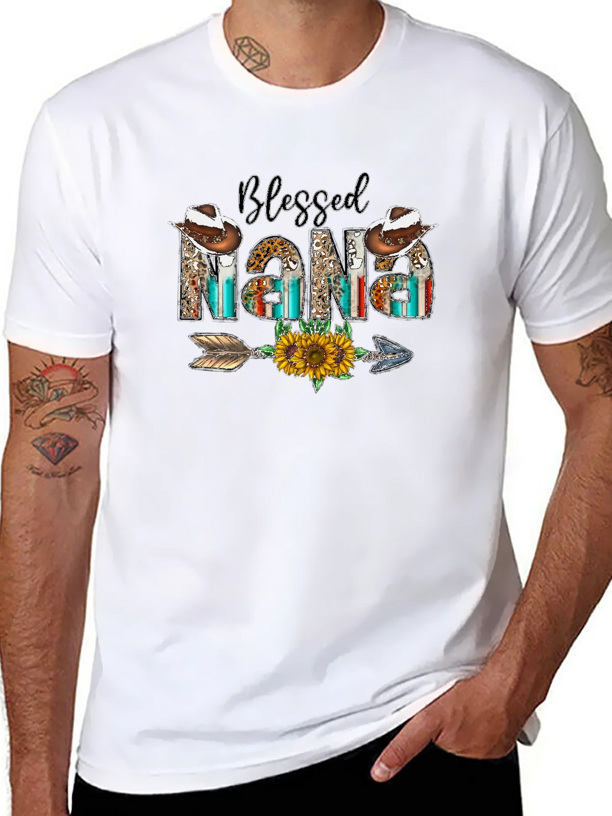 Blessed Nana Graphic T-Shirt