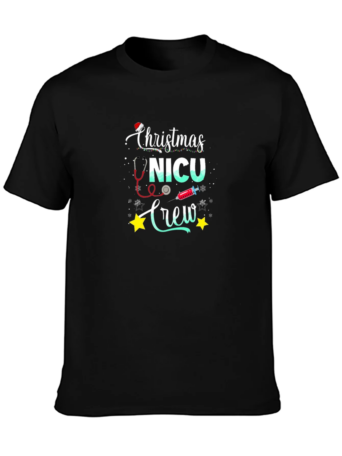 Christmas NICU Crew Graphic Tee product image 3
