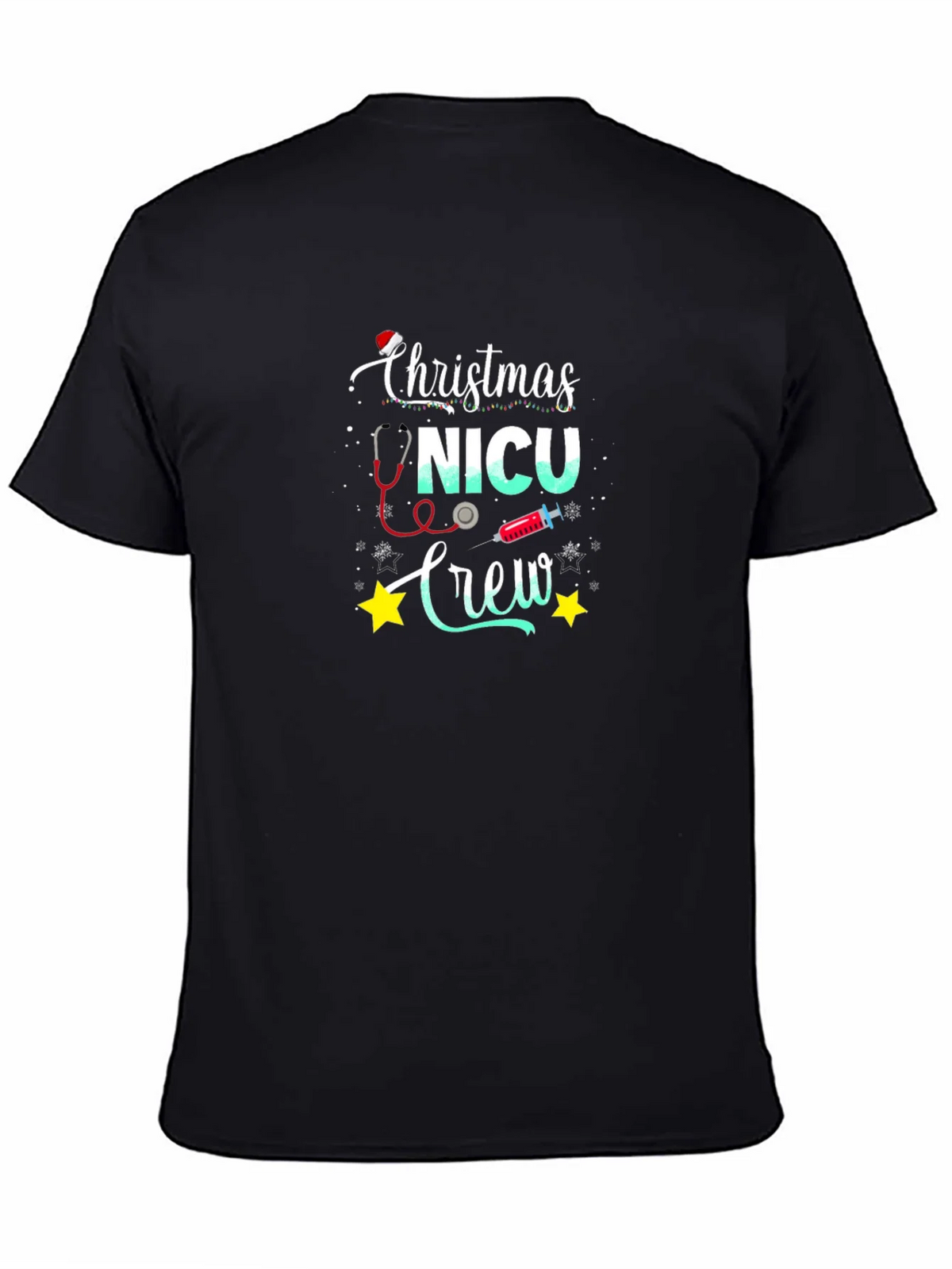 Christmas NICU Crew Graphic Tee product image 4