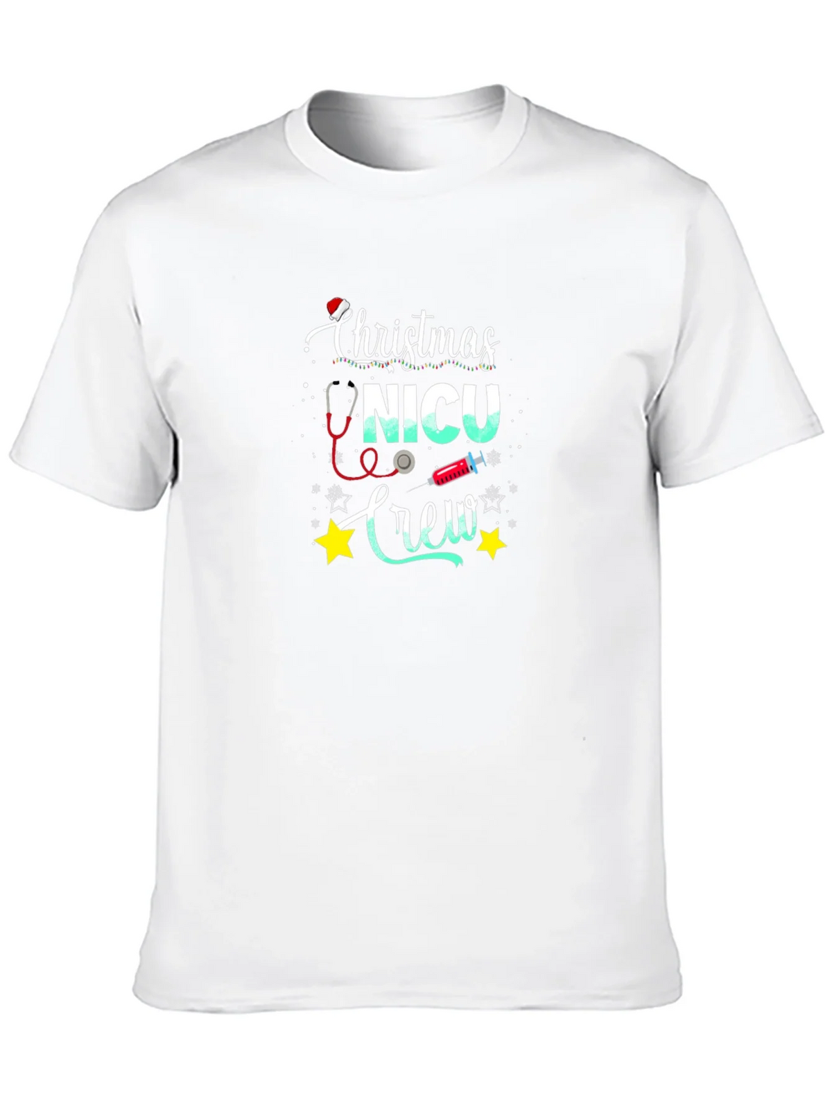 Christmas NICU Crew Graphic Tee product image 9