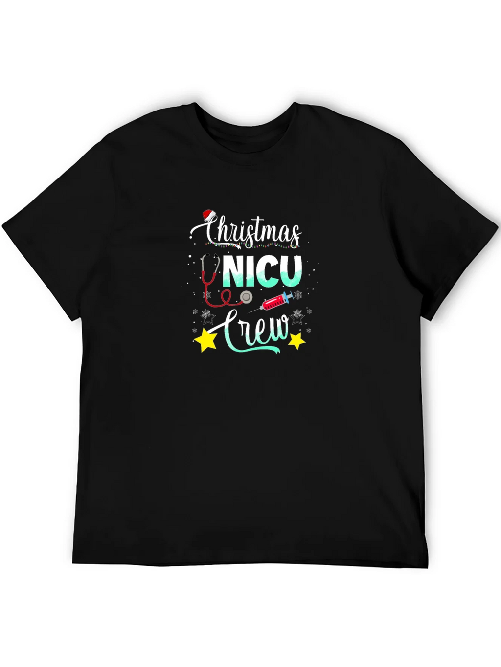 Christmas NICU Crew Graphic Tee product image 5