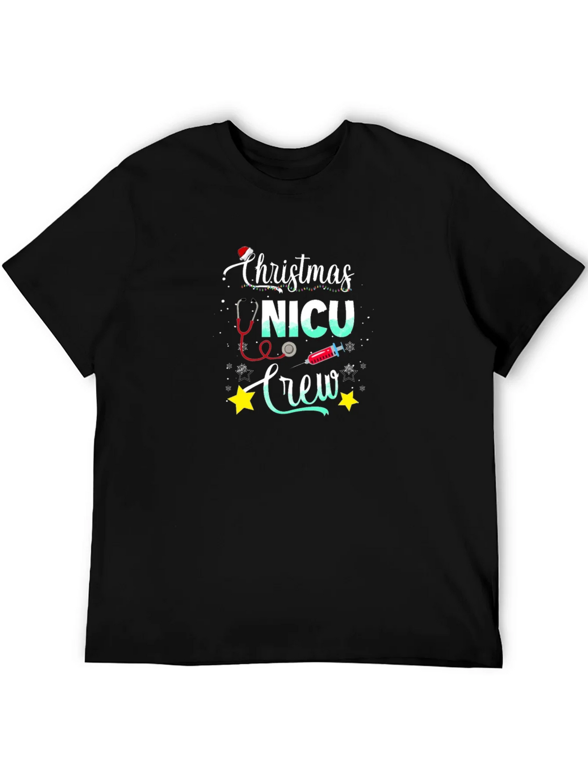Christmas NICU Crew Graphic Tee product image 5