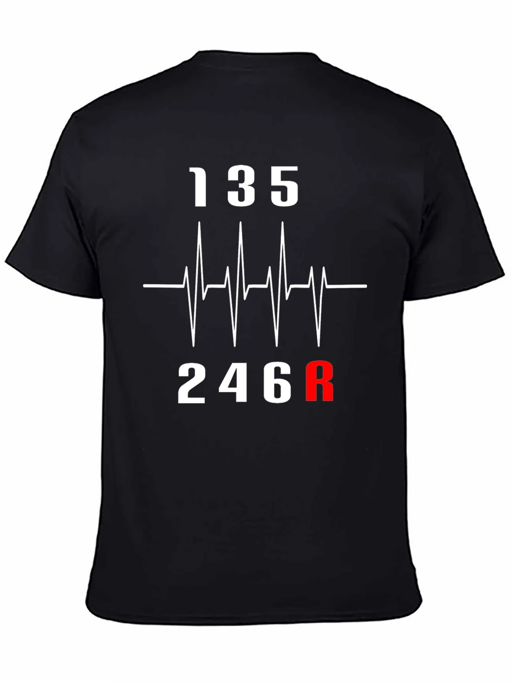 Heartbeat Gear Shift T-Shirt - Car Enthusiast Tee product image 4