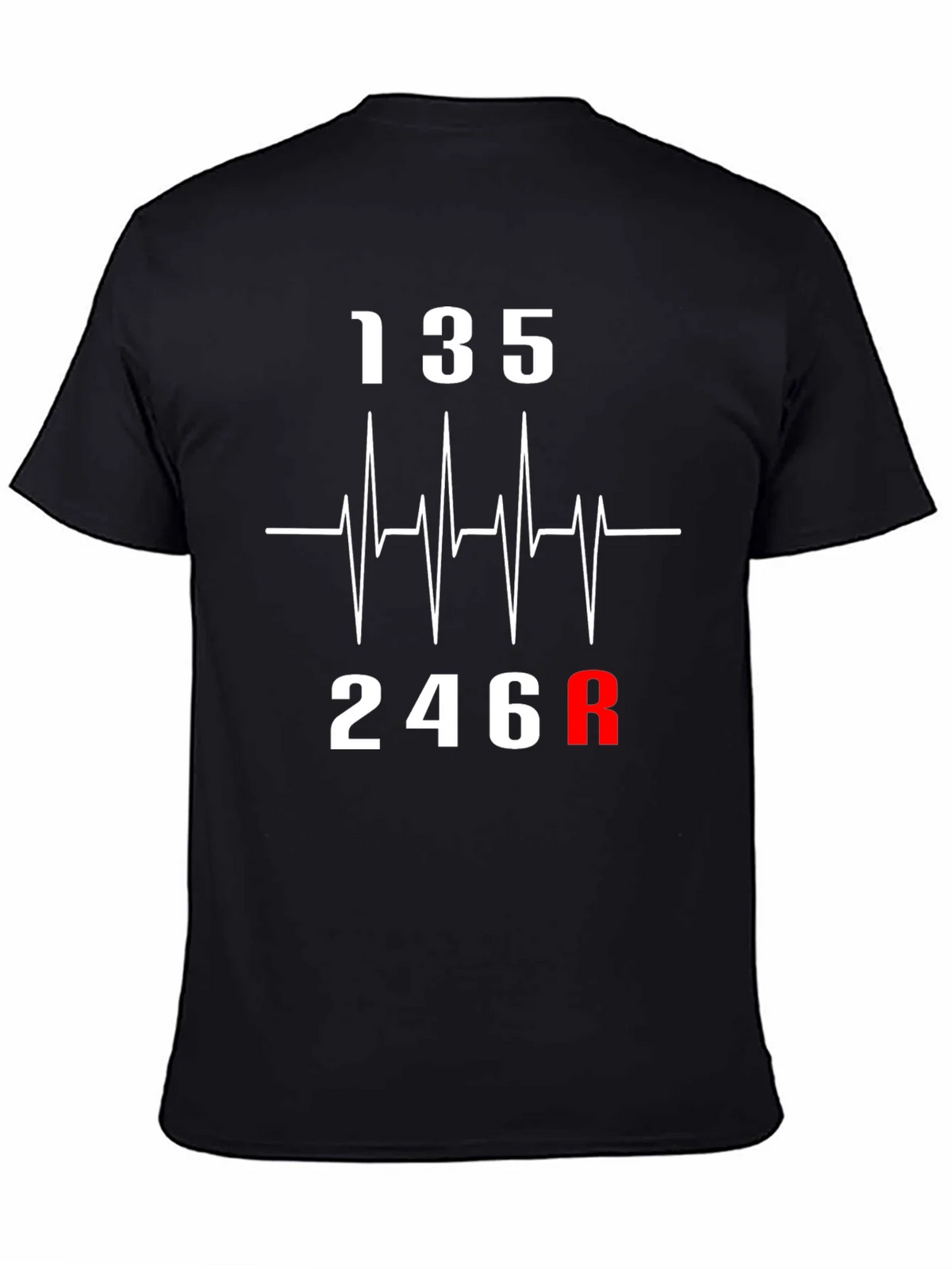 Heartbeat Gear Shift T-Shirt - Car Enthusiast Tee product image 4