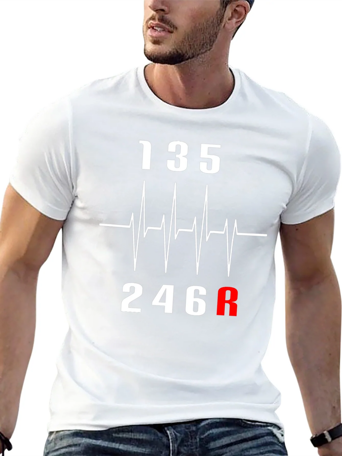 Heartbeat Gear Shift T-Shirt - Car Enthusiast Tee product image 12