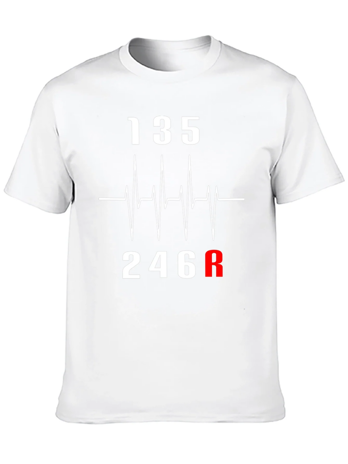 Heartbeat Gear Shift T-Shirt - Car Enthusiast Tee product image 9