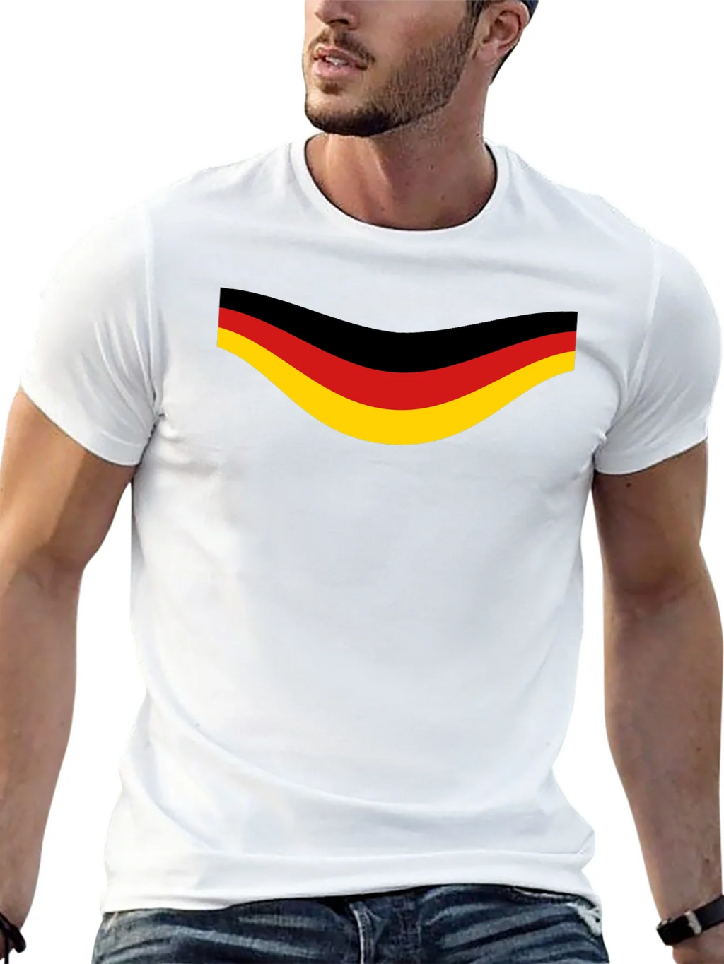 Germany Flag Graphic Black T-Shirt product image 12