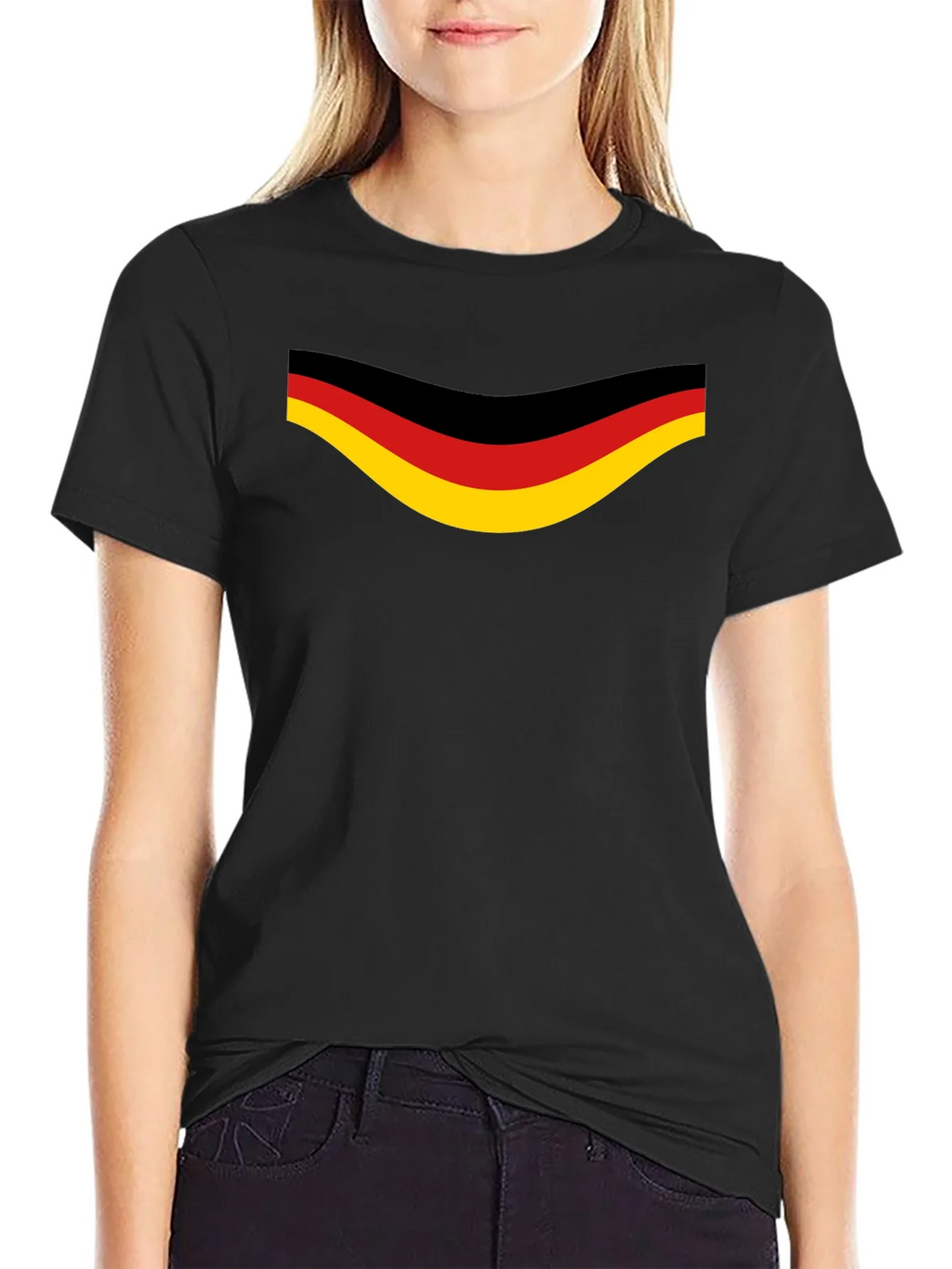 Germany Flag Graphic Black T-Shirt product image 2