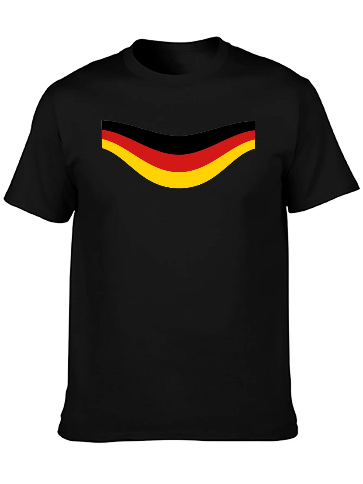 Germany Flag Graphic Black T-Shirt product image 3