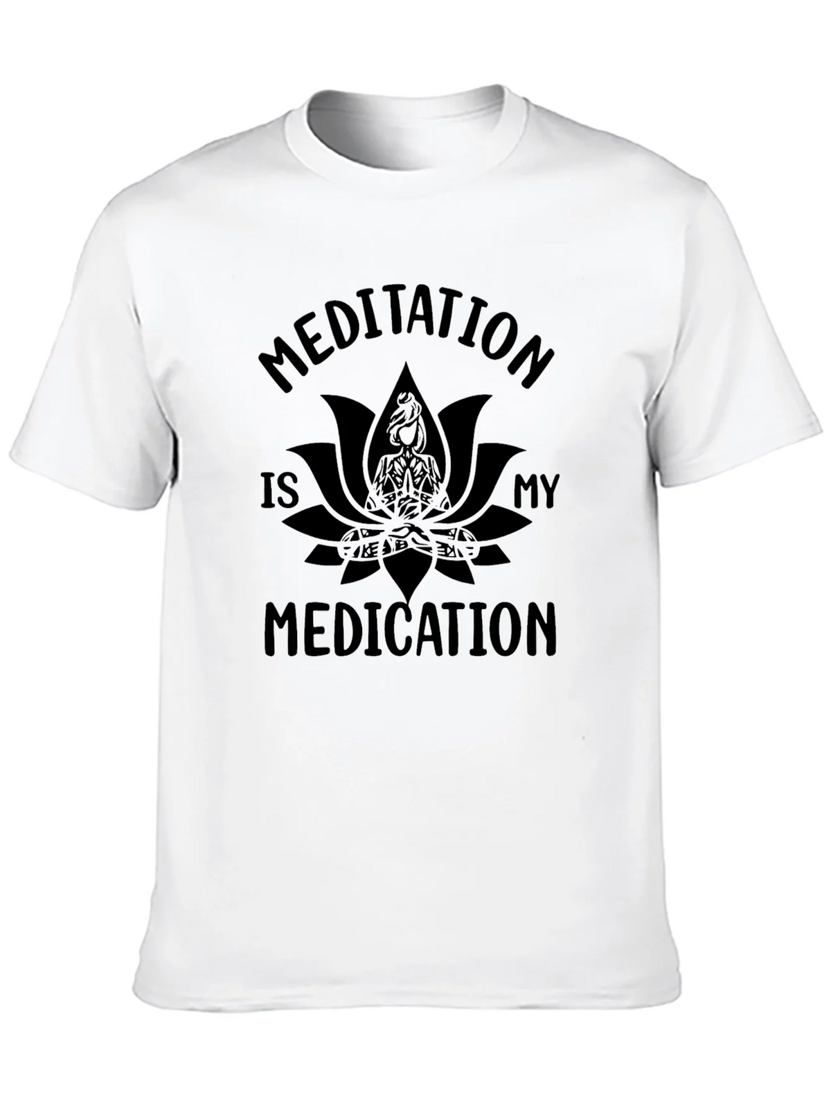 Meditation Is My Medication Graphic T-Shirt product image 7