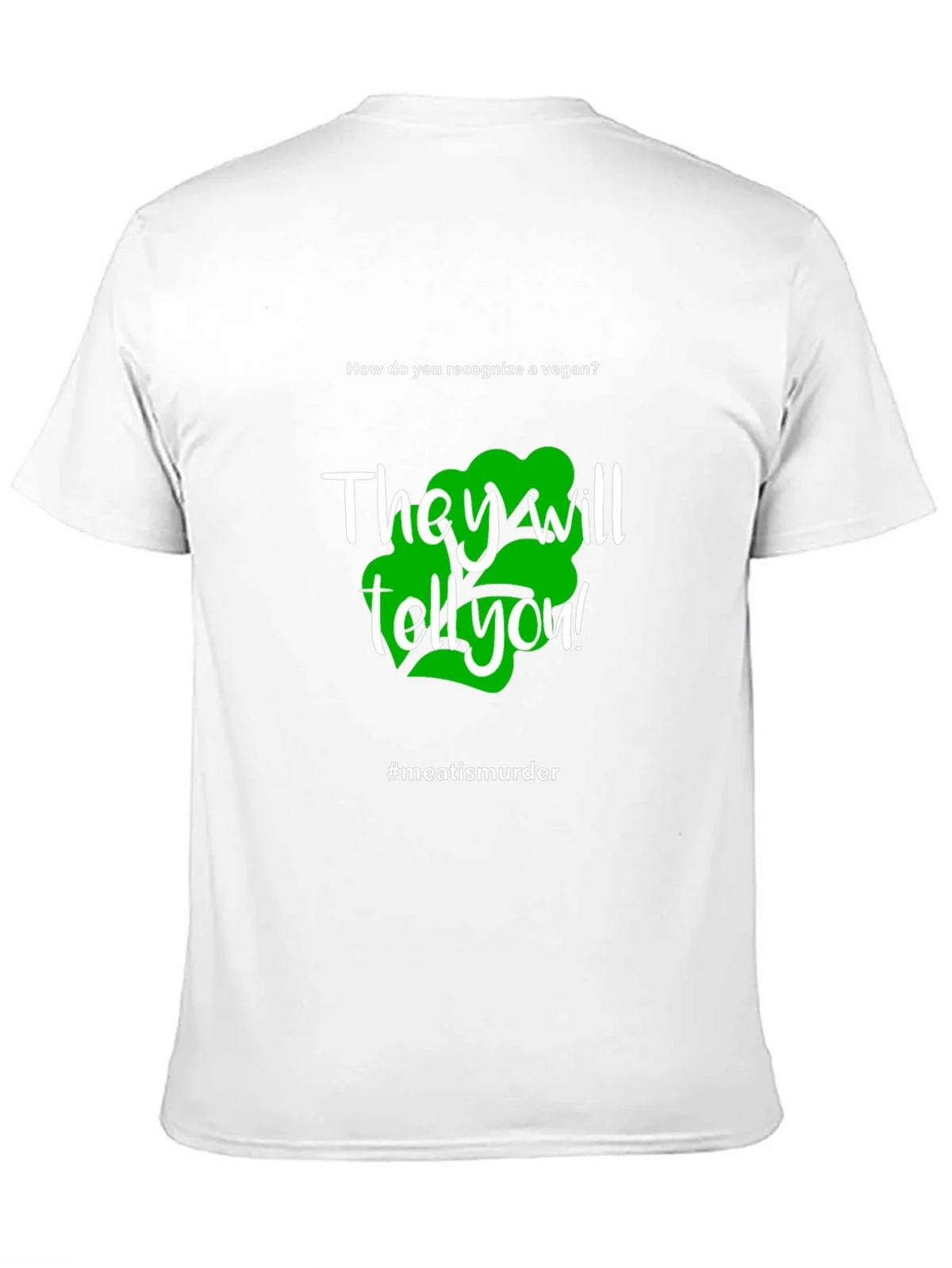 Vegan Statement T-Shirt - #meatisamurder product image 10