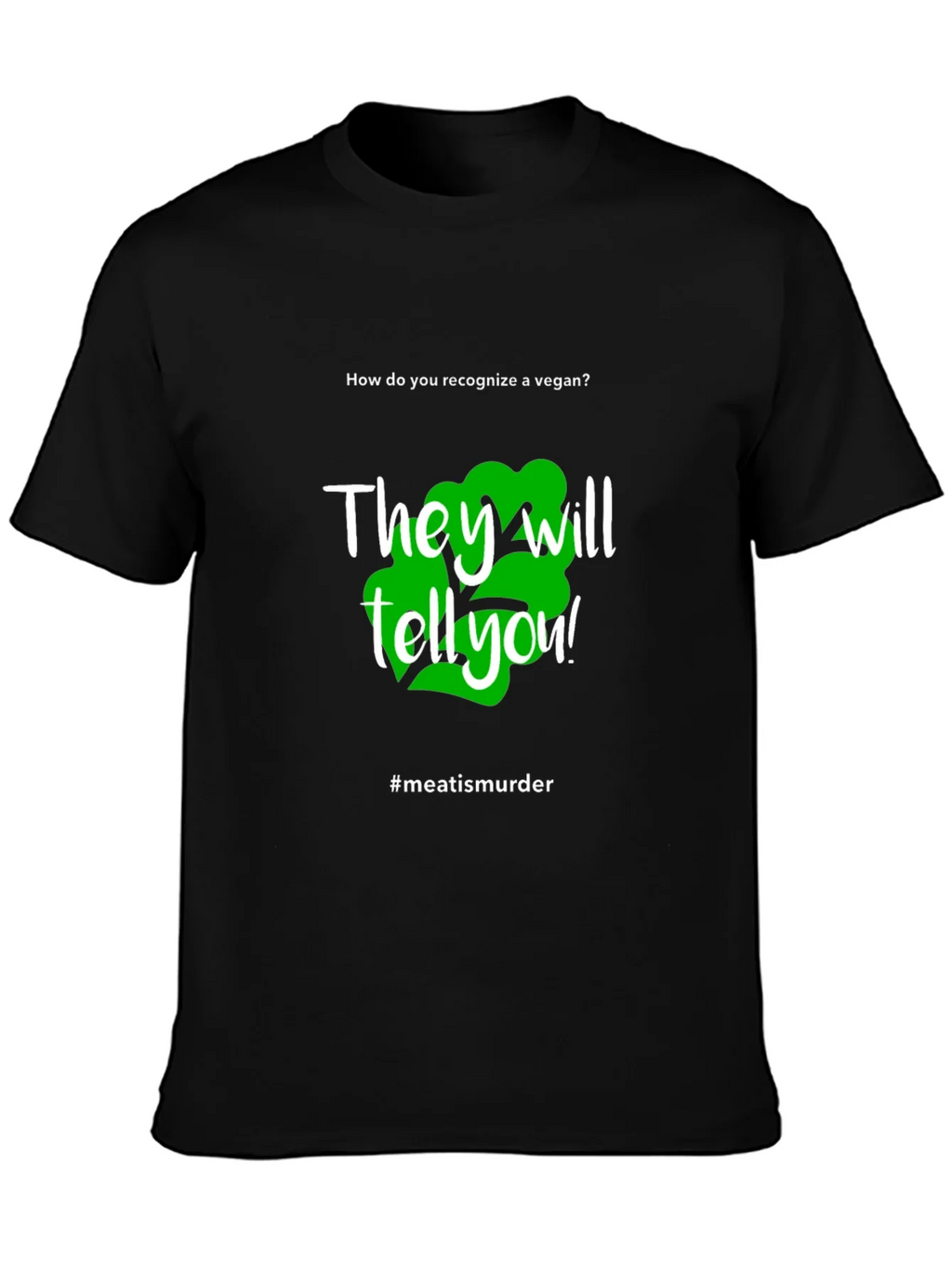Vegan Statement T-Shirt - #meatisamurder product image 3