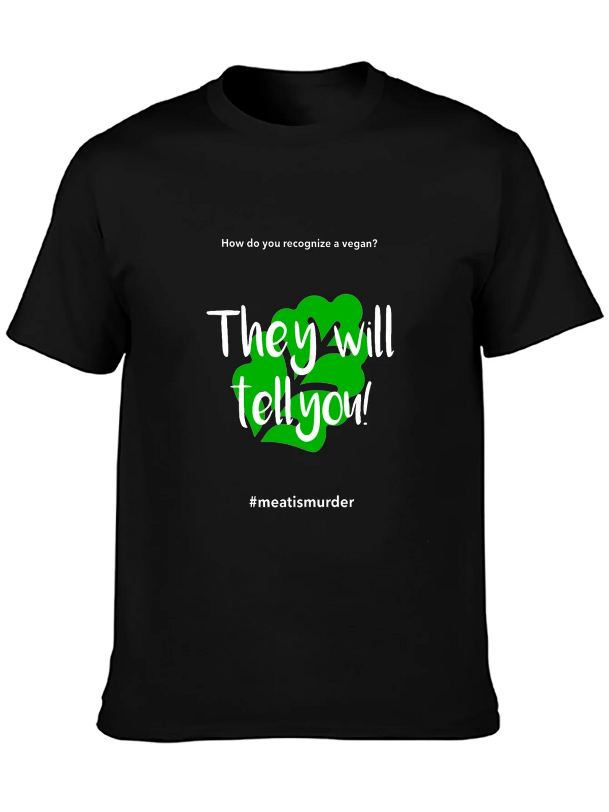 Vegan Statement T-Shirt - #meatisamurder product image 3