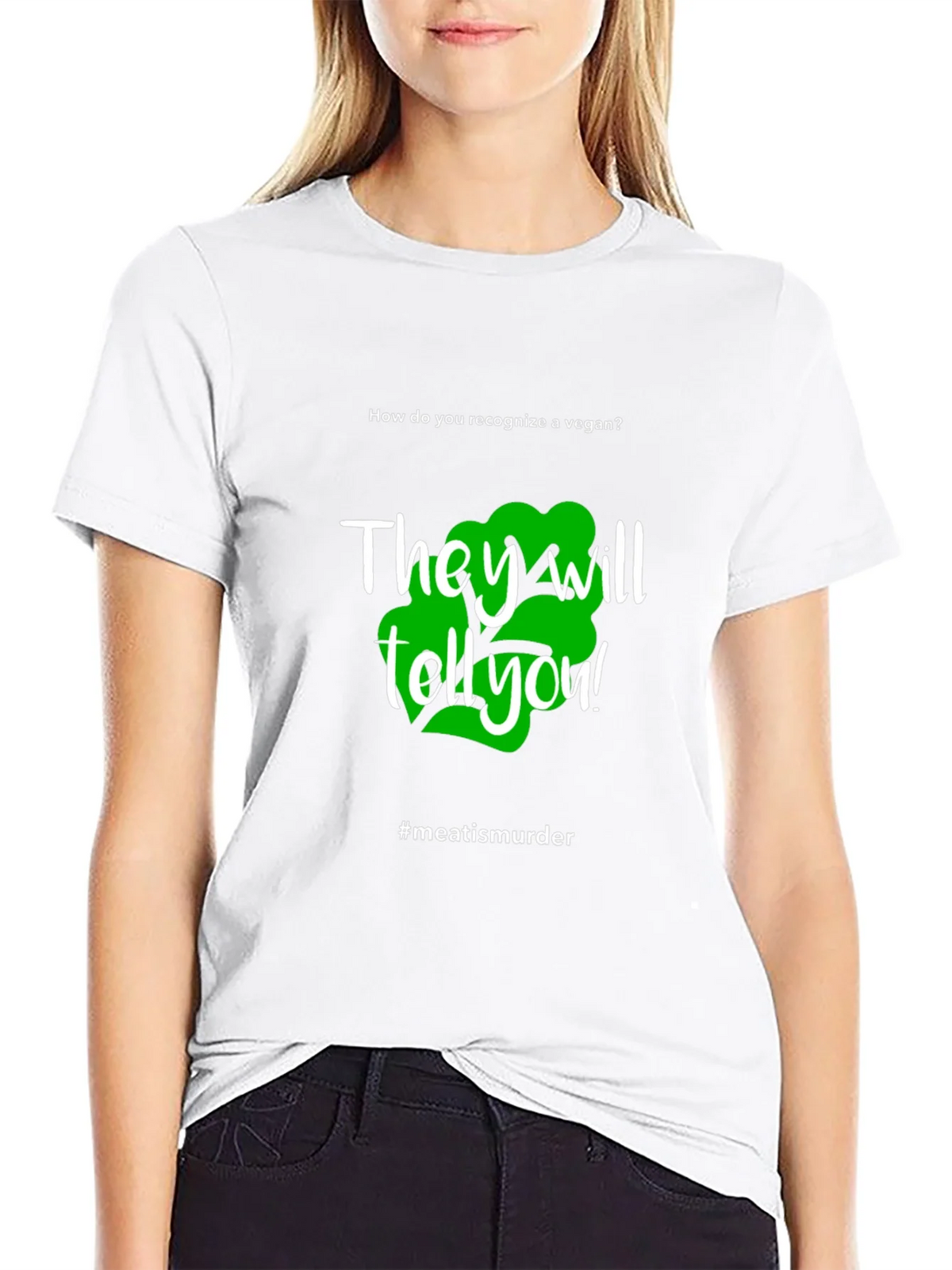 Vegan Statement T-Shirt - #meatisamurder product image 8