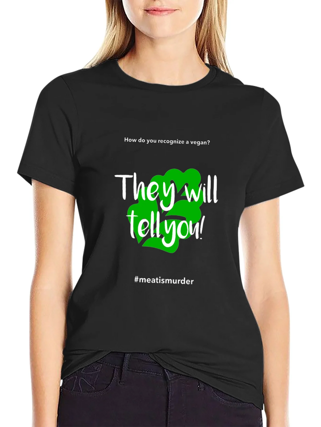 Vegan Statement T-Shirt - #meatisamurder product image 2