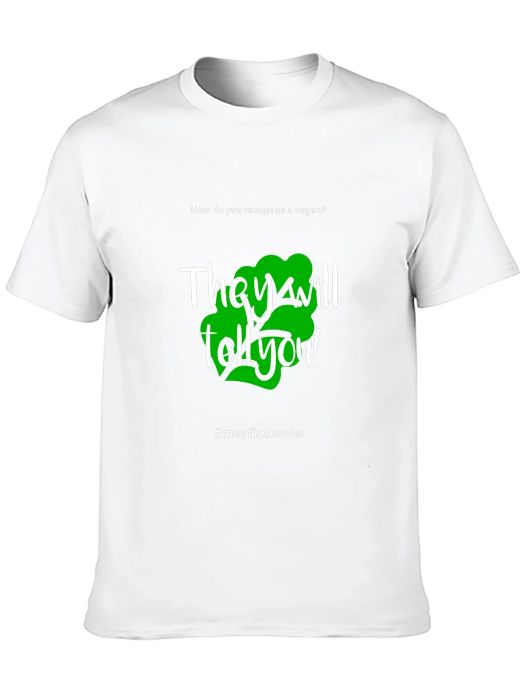 Vegan Statement T-Shirt - #meatisamurder product image 9
