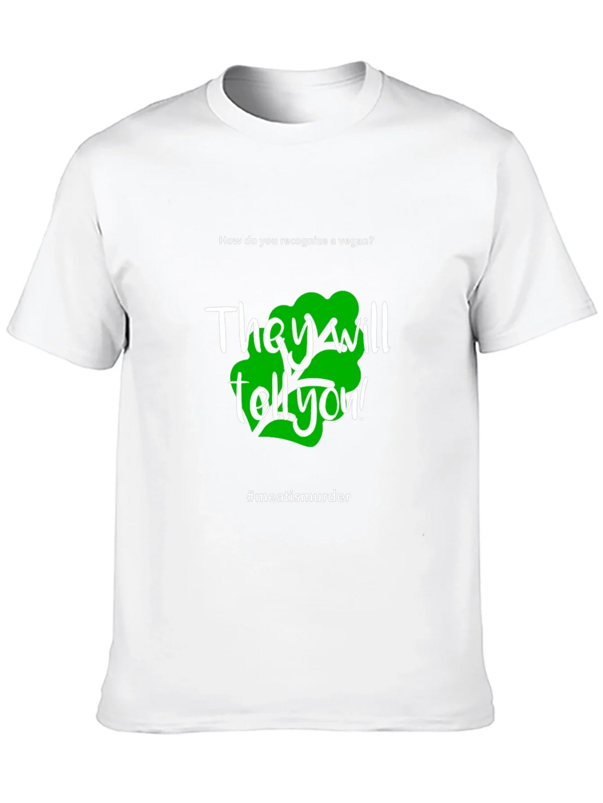 Vegan Statement T-Shirt - #meatisamurder product image 9