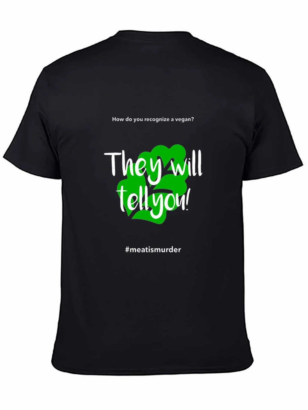 Vegan Statement T-Shirt - #meatisamurder product image 4
