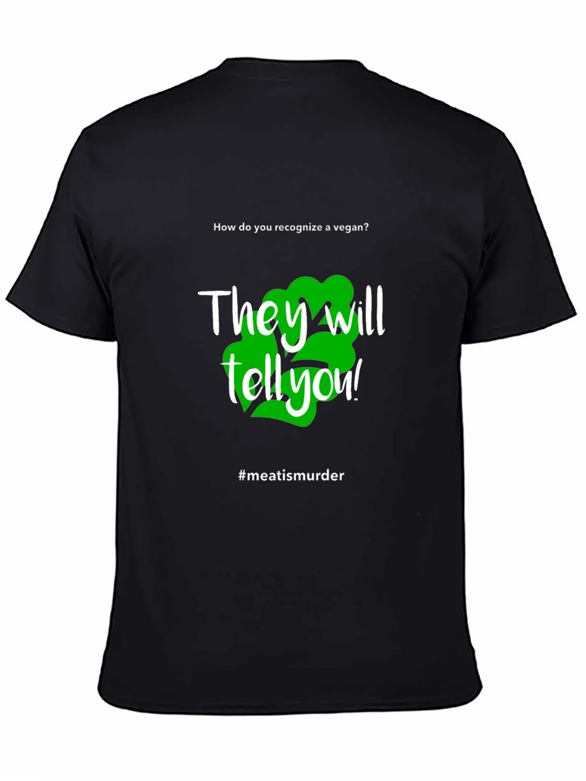 Vegan Statement T-Shirt - #meatisamurder product image 4