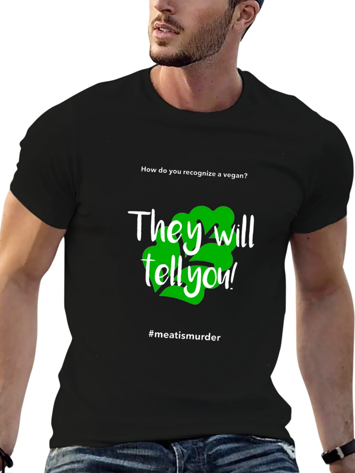Vegan Statement T-Shirt - #meatisamurder product image 6