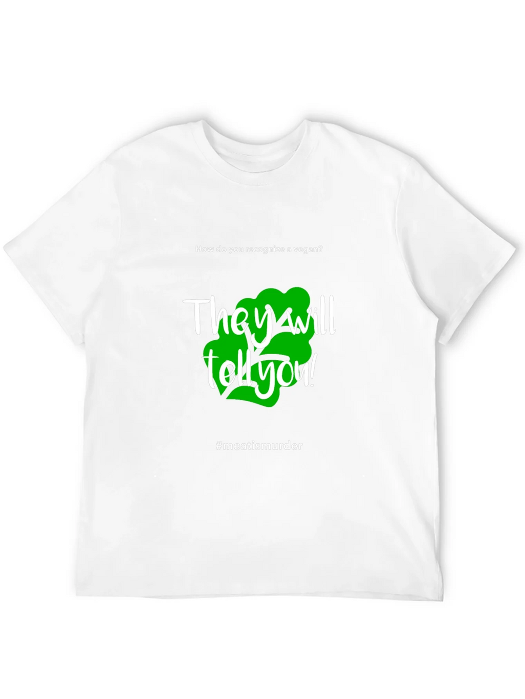 Vegan Statement T-Shirt - #meatisamurder product image 11