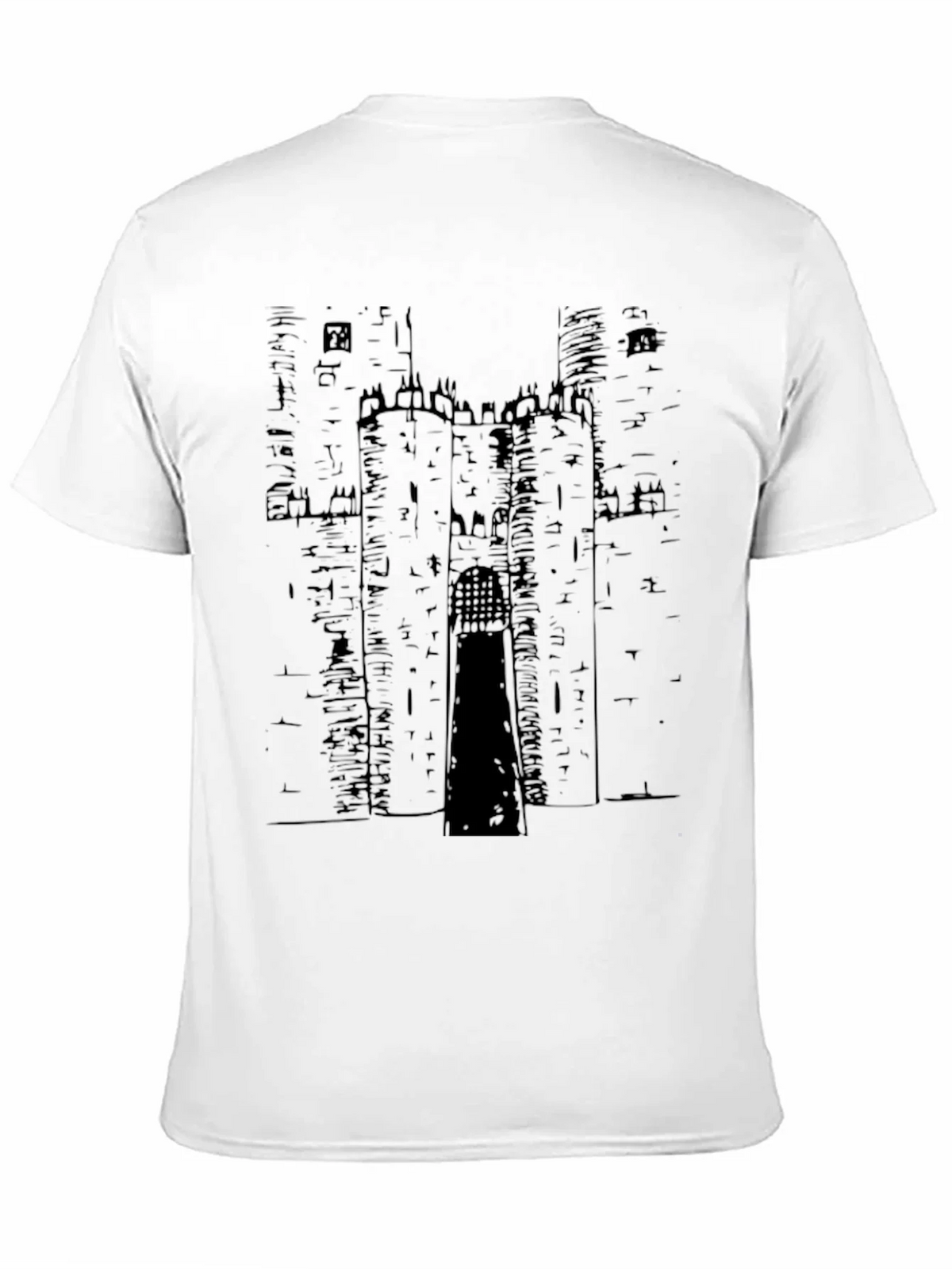 Castle Graphic Print Black T-Shirt product image 10