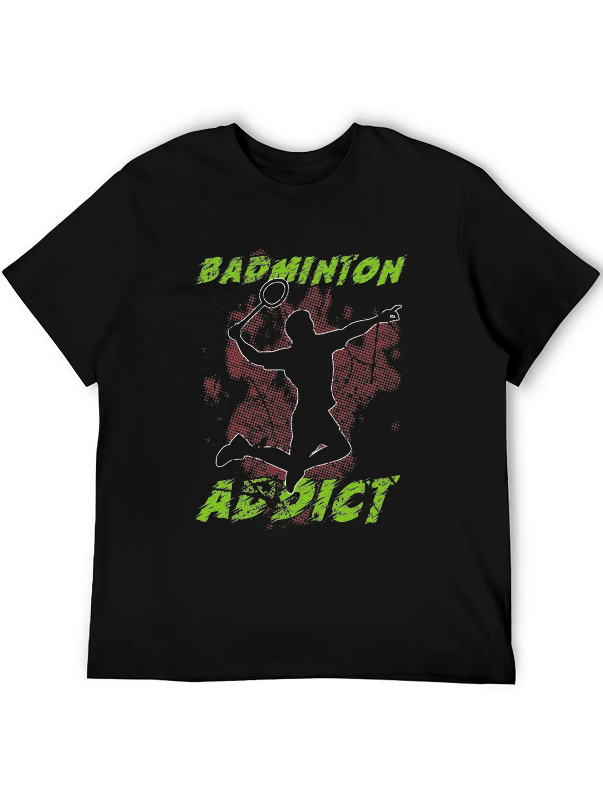 Badminton Addict Graphic Tee - Black product image 5