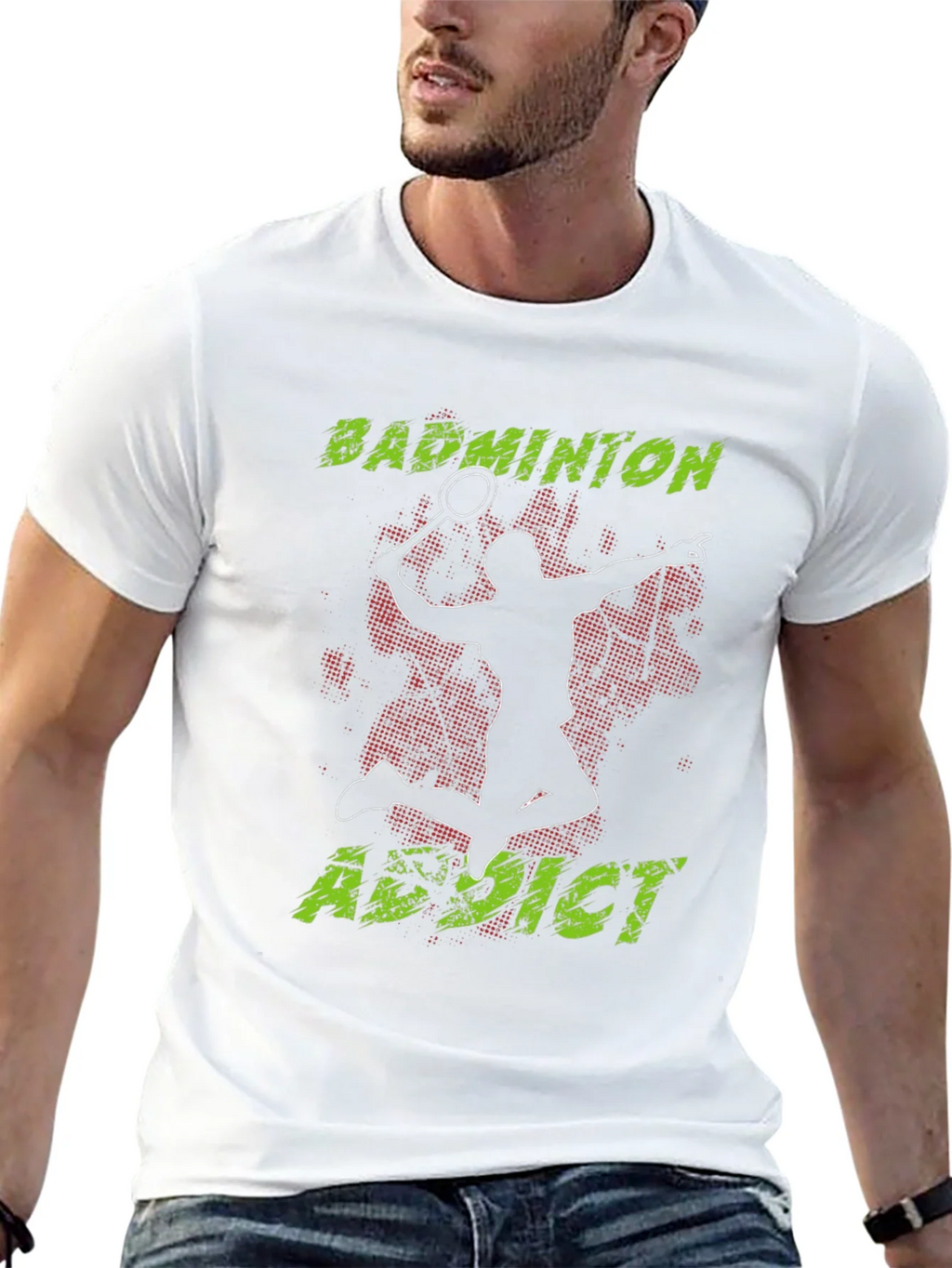 Badminton Addict Graphic Tee - Black product image 12