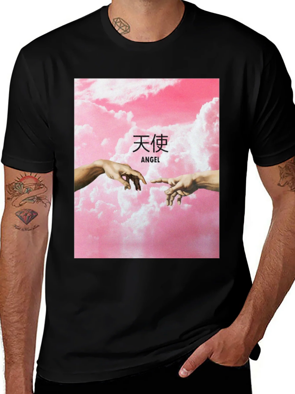 Black Angel Cloud T-Shirt product image 1