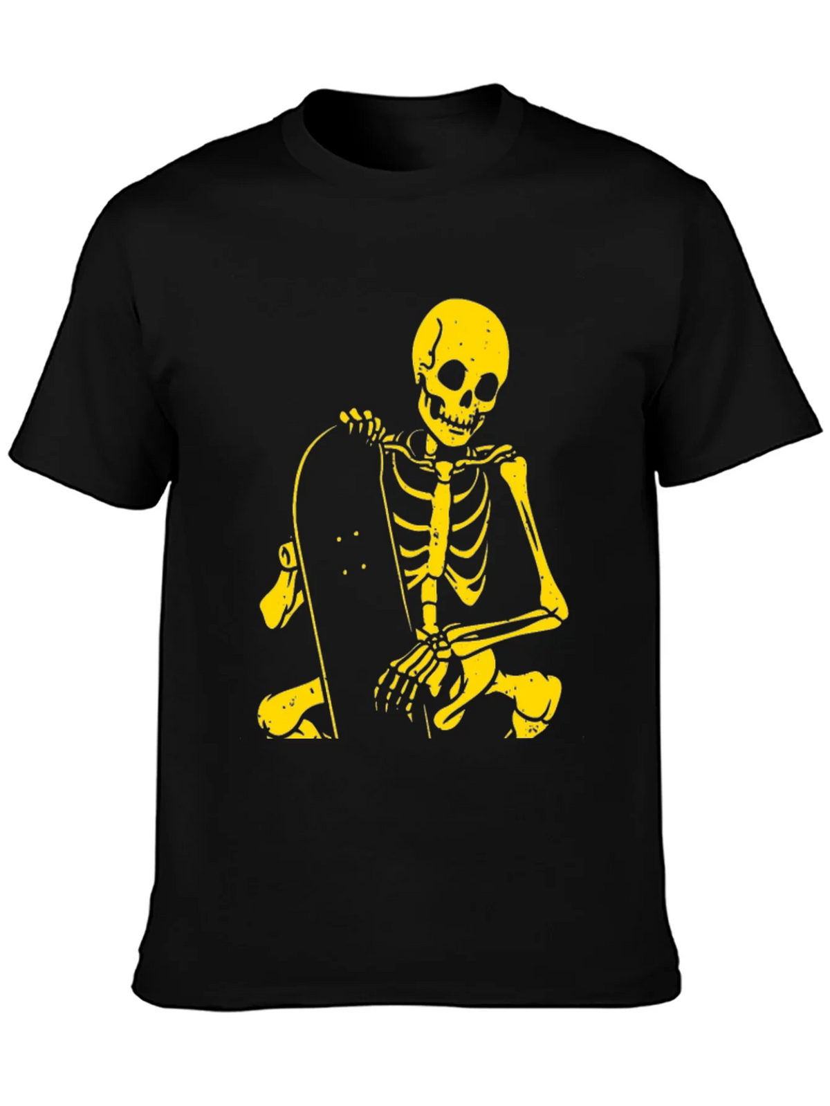 Skeleton Skateboarder Graphic Tee - Cool & Edgy product image 3