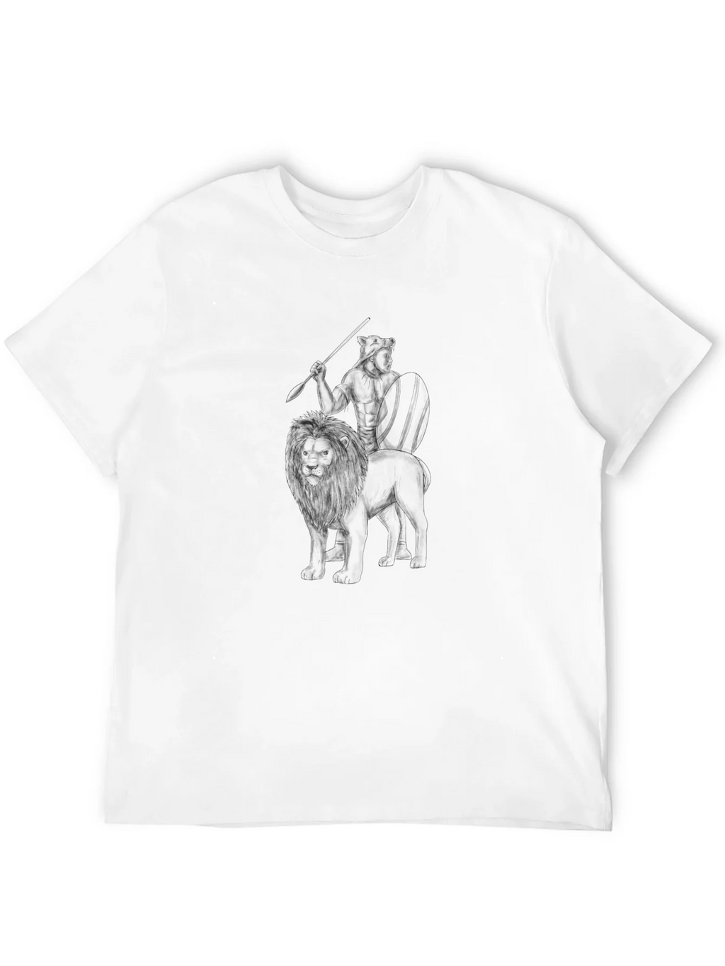 Lion Rider Black Graphic Tee product image 11