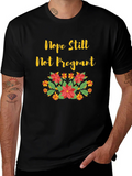Nope Still Not Pregnant Floral T-Shirt product image 1