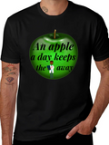 Funny Apple a Day Doctor T-Shirt product image 1